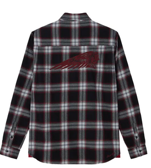 Men's Memphis Plaid Shirt, Red