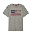 Load image into Gallery viewer, Men's Flag Bikes Print T-shirt, Gray
