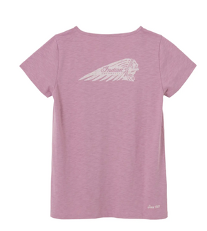 Women's Headdress Keyhole T-Shirt, Purple