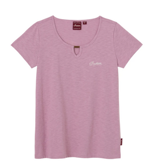 Women's Headdress Keyhole T-Shirt, Purple