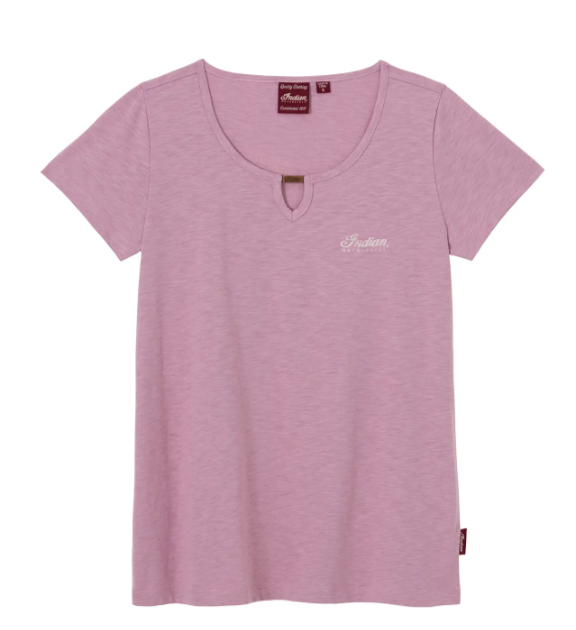 Women's Headdress Keyhole T-Shirt, Purple
