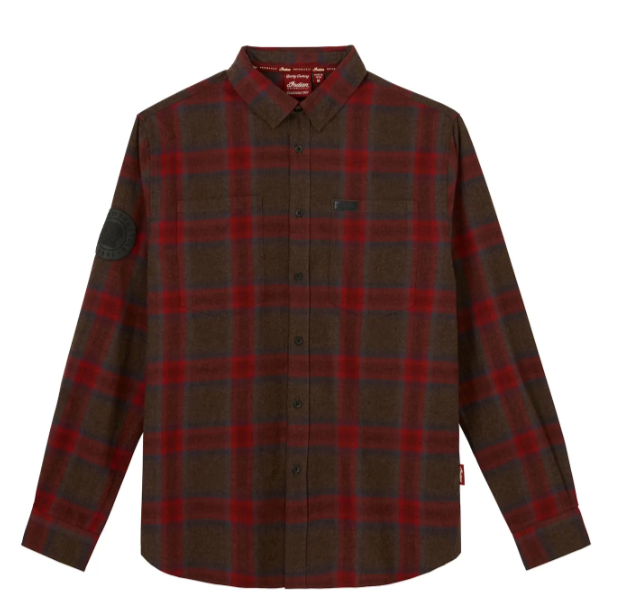 Men's Nashville Plaid Shirt, Red