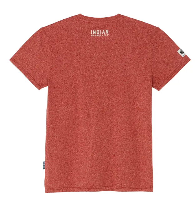 Men's Stripe Patch Print T-Shirt, Red