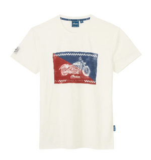 Men's Scout Classic Checked T-Shirt, White