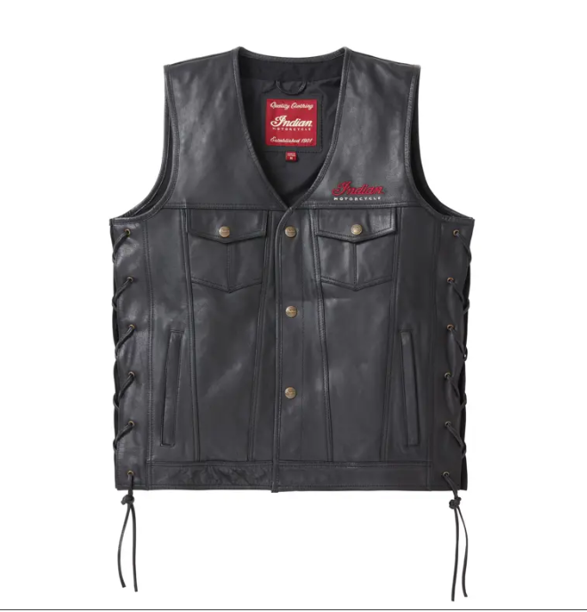 Men's Western Vest, Black