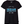Load image into Gallery viewer, Women&#39;s Ombre Blue Logo T-Shirt, Black
