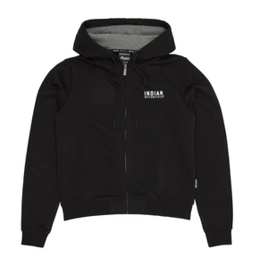 Women's Est 1901 Indian Motorcycle Cropped Hoodie, Black