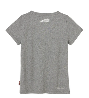Women's Tri Color Logo T-Shirt, Gray