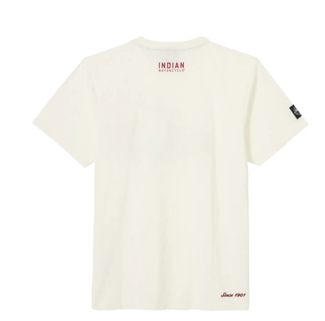Men's Headdress Printed T-Shirt, White