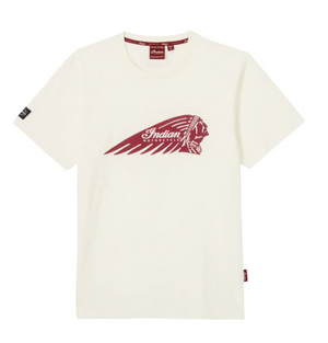 Men's Headdress Printed T-Shirt, White