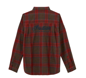 Women's Nashville Plaid Shirt, Red