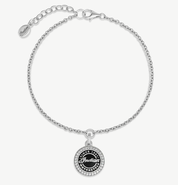 Roundel Script & Bling Bracelet
