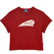 Load image into Gallery viewer, Women's Cropped Headdress T-shirt, Red
