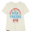 Load image into Gallery viewer, Women's IMC X HH Risk Takers T-shirt, White
