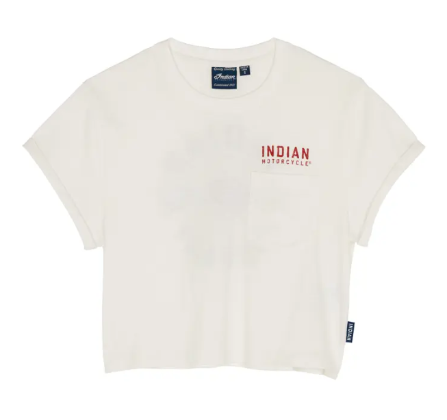 Women's Cropped Legendary Pocket T-Shirt, White