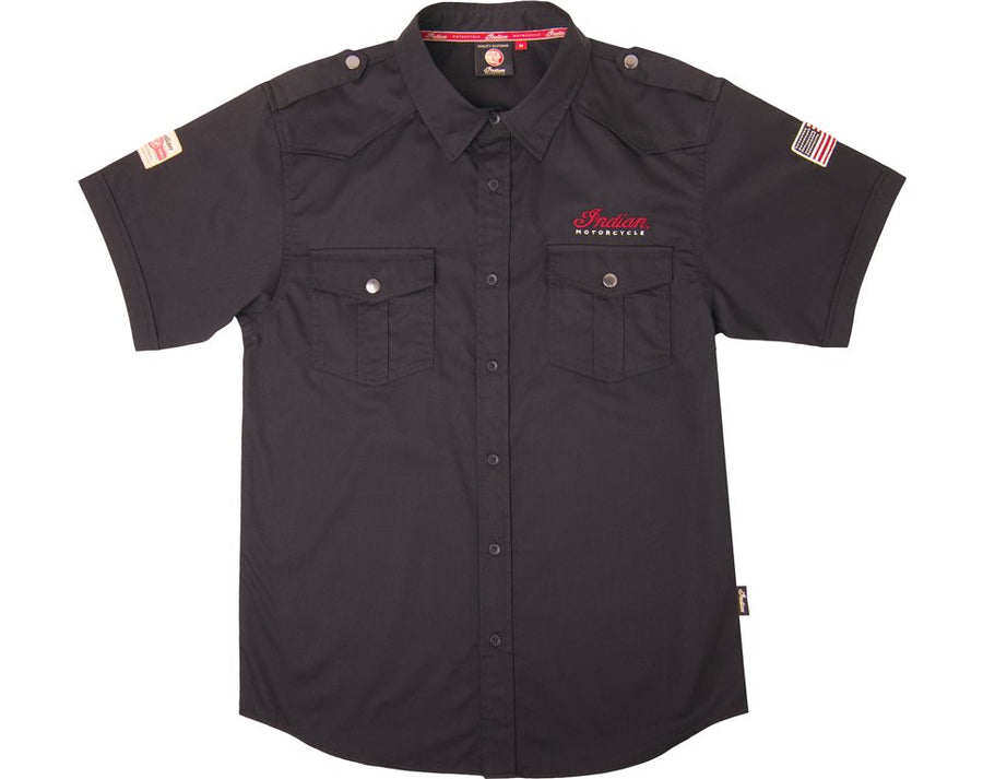 Men's Casual Shirt - Black by Indian Motorcycle
