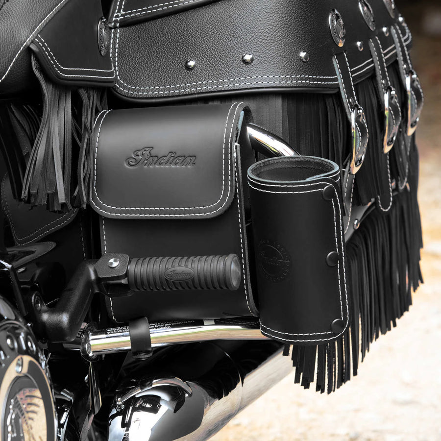 Motorcycle Sissy Bar Leather Bag Genuine Leather Bike Bag 