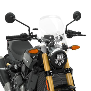Polycarbonate Mid Windshield without Headlight Cowl, Clear (FTR)