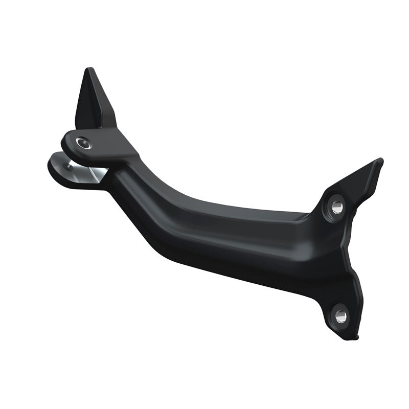 Passenger Foot Peg Mount for High Exhaust, Black (FTR)