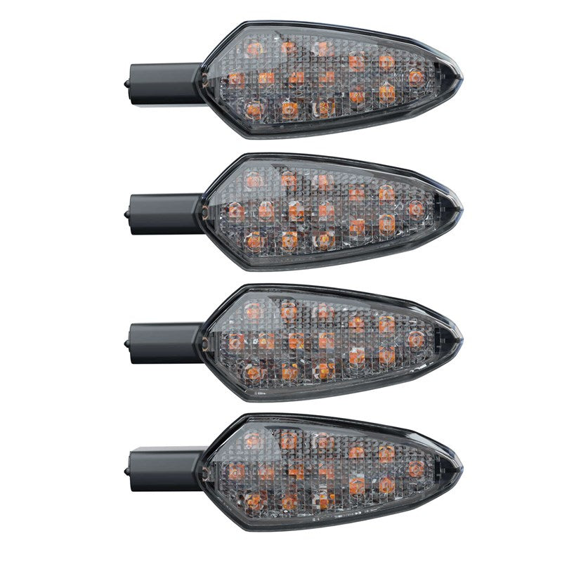 Front and Rear Turn Signals in Clear, 4 Pack (FTR)