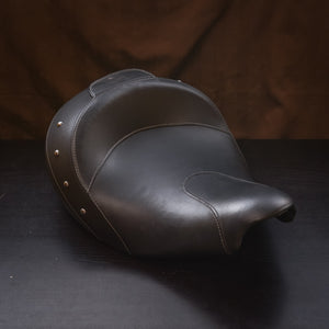 Used Rider's Seat in Black Leather with Studs. Indian Motorcycle Genuine Part 2686412