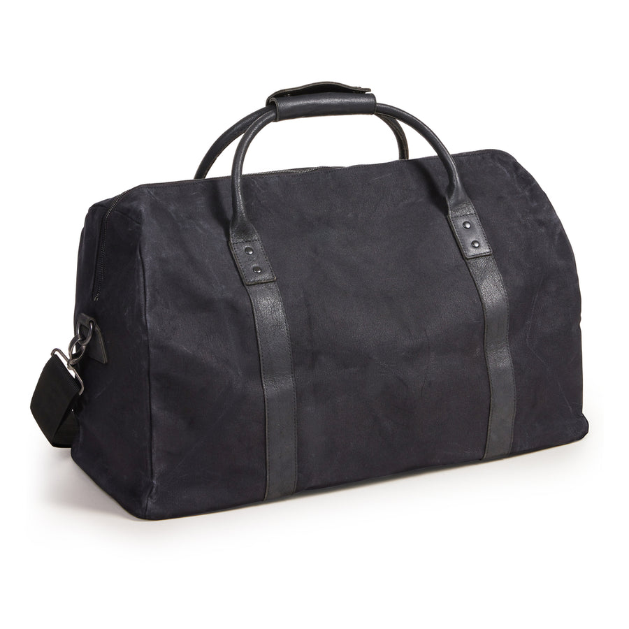 Leather Square Duffle Bag
